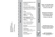 Aufbauseminare 2012Aufbauseminare 2012 - Deutsche ...