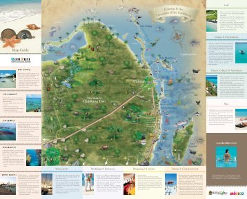 Map Guide Quintana Roo Cancun