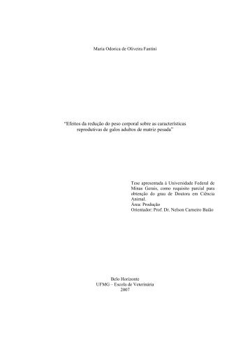 “Efeitos da redução do peso corporal sobre as características ...