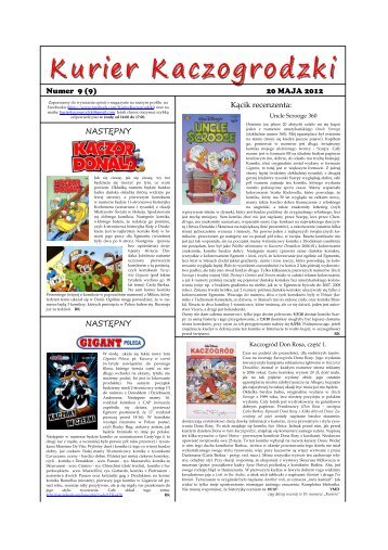 Przeczytaj "Kuriera"! (zwykły pdf) - Centrum komiksów Disneya