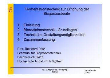 Prof. Dr. Reinhard Pätz - DGE-Wittenberg.com