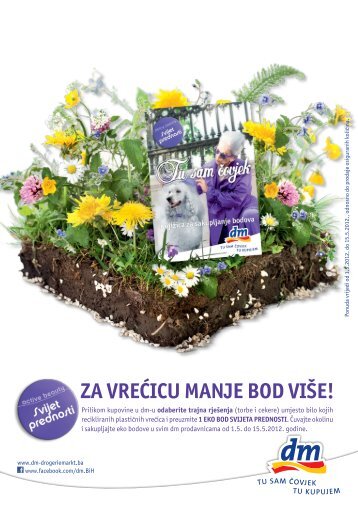 za vrećicu manje bod više! - dm drogerie markt Bosna i Hercegovina