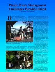 Plastic Waste Management Challenges Paradise Island - Top to Top