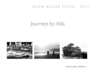 Download "Journeys by Alila" menu - Alila Hotels and Resorts