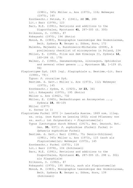 Pilzgattungen Europas - Liste 9: Notizbuchartige ... - DGfM