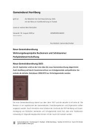Gemeinderat Herrliberg / Kurznachrichten - Gemeinde Herrliberg