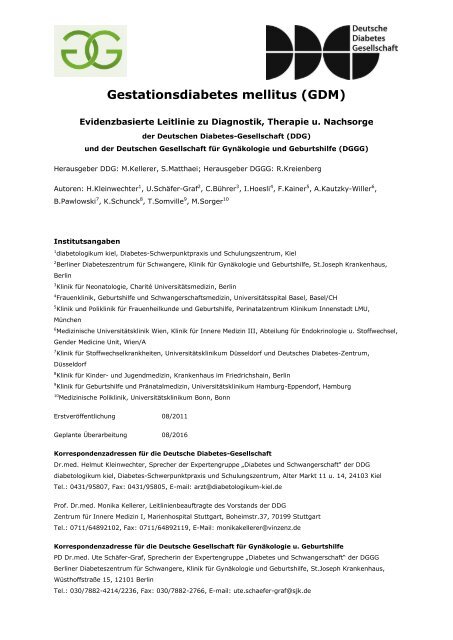 gestationsdiabetes leitlinien neu gestationsdiabetes leitlinien neu