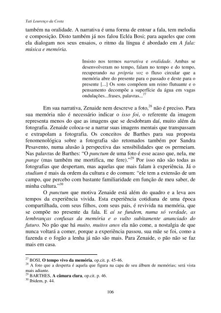 De Combray a Bom Sucesso: narrativa de memória ... - anpuh-sc