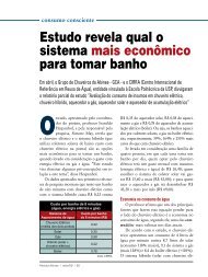 Estudo revela qual o sistema mais econômico para tomar banho