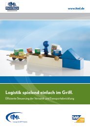 Logistik spielend einfach im Griff. - ITML GmbH
