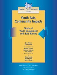 Youth Acts, Community Impacts - The Forum for Youth Investment