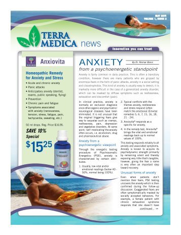 ANXIETY - Terra Medica