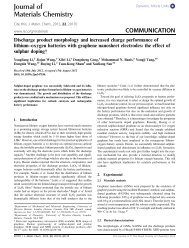 Journal of Materials Chemistry COMMUNICATION - Western ...