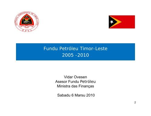 Fundu Petroleu Timor-Leste 2005-2010 - La'o Hamutuk