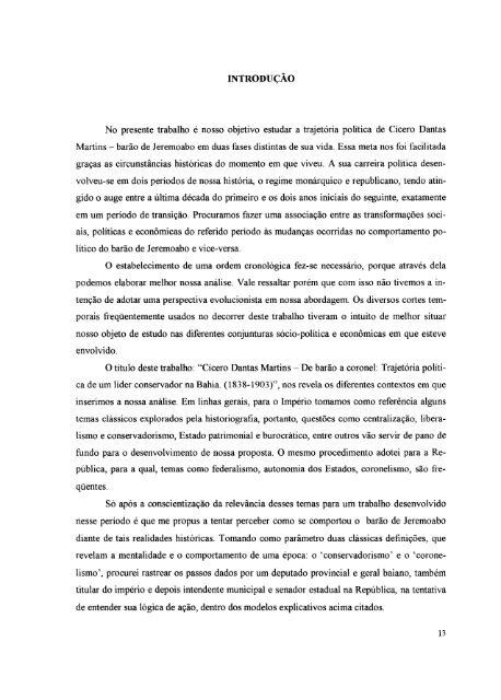 Cícero Dantas Martins – De Barão a Coronel - Programa de Pós ...