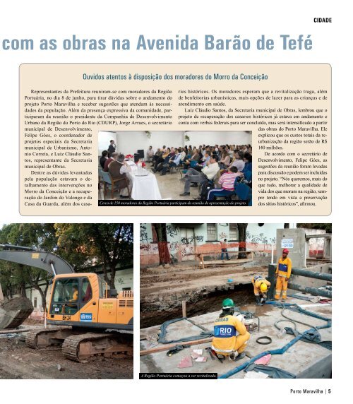 já começou com as obras na Avenida Barão de Tefé - Porto Maravilha