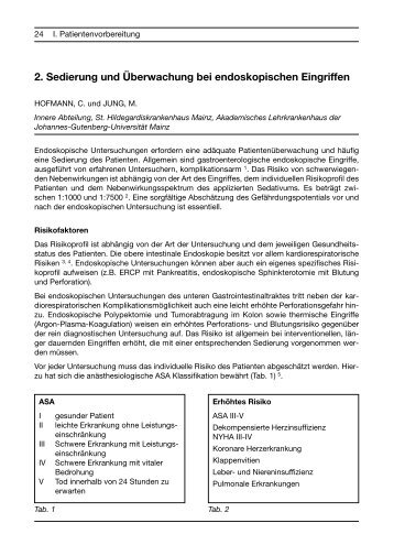 2. Sedierung und Überwachung bei endoskopischen ... - DGVS