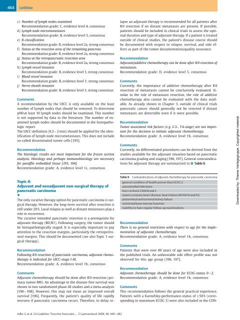 S3-Guideline “Exocrine Pancreatic Carcinoma” 20071 ... - DGVS