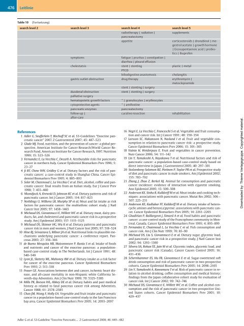 S3-Guideline “Exocrine Pancreatic Carcinoma” 20071 ... - DGVS