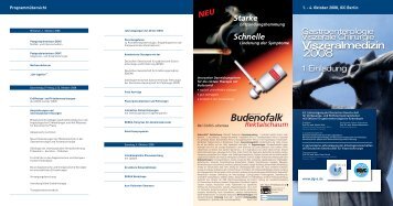 Viszeralmedizin Budenofalk - DGVS