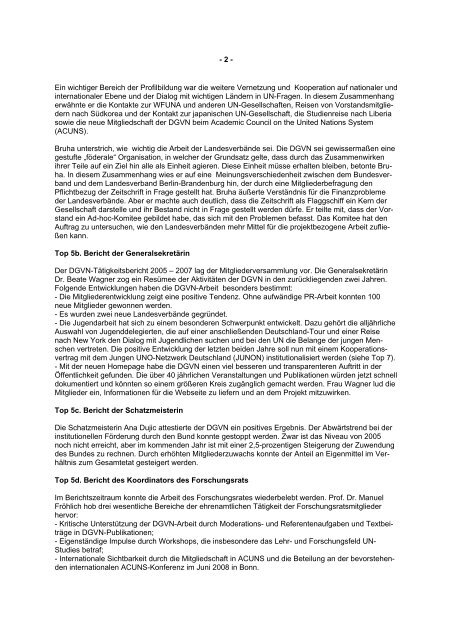 Protokoll der Mitgliederversammlung vom 8.12.2007 - Deutsche ...