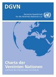 UN-Charta - Deutsche Gesellschaft für die Vereinten Nationen eV