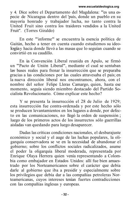 origen y desarrollo del movimiento revolucionario colombiano