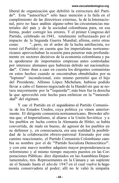 origen y desarrollo del movimiento revolucionario colombiano