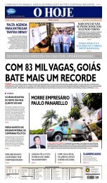 COM 83 MIL VAGAS, GOIÁS BATE MAIS UM RECORDE - O Hoje