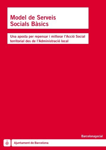 Model de Serveis Socials Bàsics - Ajuntament de Barcelona