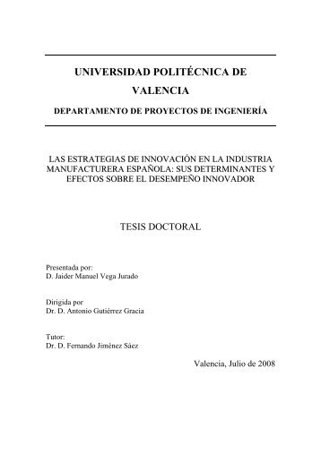 Decargar la tesis - INGENIO [CSIC-UPV] - Universidad Politécnica ...