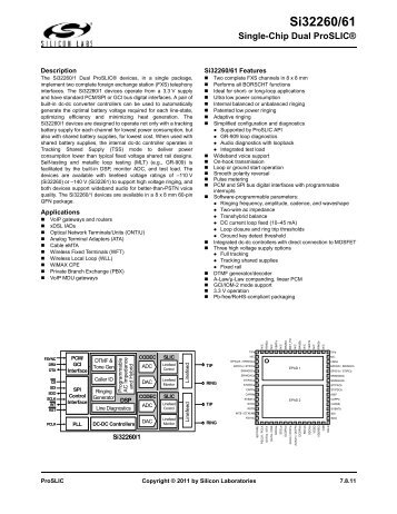 SI32260-C-FMR - Silicon Laboratories Inc.