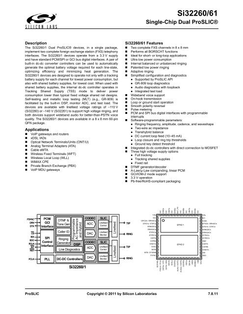 SI32260-C-FMR - Silicon Laboratories Inc.