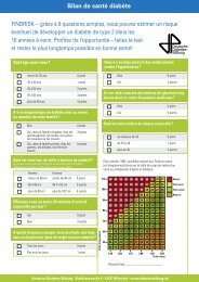 Faites un test - Deutsche Diabetes-Stiftung