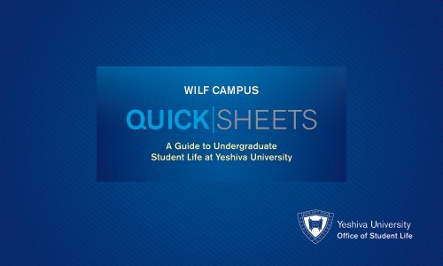 Wilf - YU Blogs - Yeshiva University