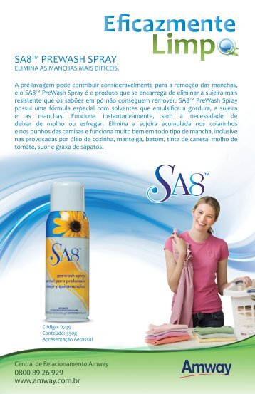 SA8™ PREWASH SPRAY - Amway