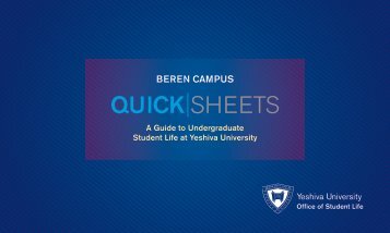 Beren - YU Blogs - Yeshiva University