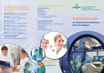 Praktisches Jahr - Diakonissenkrankenhaus Karlsruhe-Rüppurr