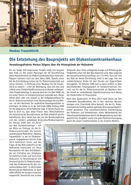Neubau Frauenklinik - Diakonissenkrankenhaus Karlsruhe-Rüppurr