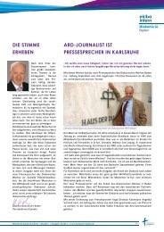 DIE STIMME ERHEBEN ARD-JOURNALIST IST ... - Diakonie Baden