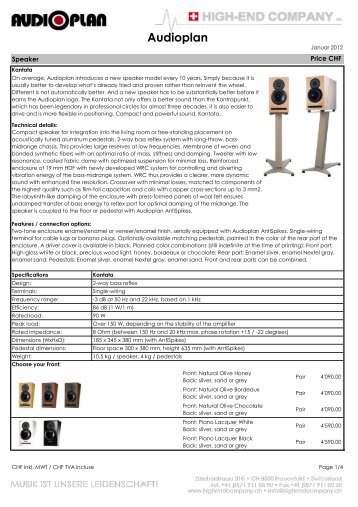 Audioplan - Kern + Schaufelberger AG