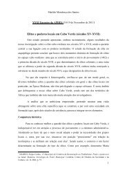 Elites e poderes locais em Cabo Verde (séculos XV-XVII)