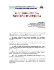 O GUARDA-CHUVA NUCLEAR DA EUROPA - UFJF /Defesa