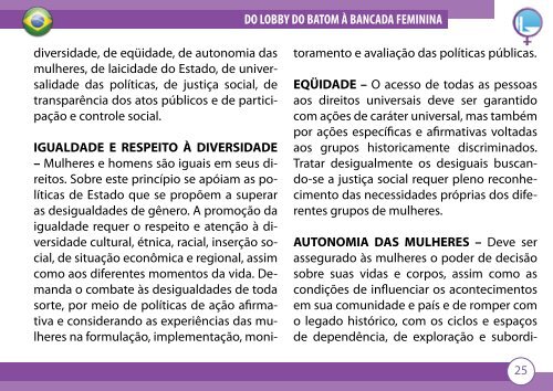 DO LOBBY DO BATOM À BANCADA FEMININA 1 - Janete Pietá