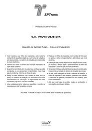 027. PROVA OBJETIVA - Questões de Concursos