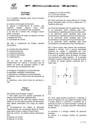 3º ANO - Colégio Alexander Fleming