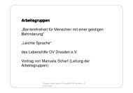 (Microsoft PowerPoint - GBM-Leichte Sprache ... - Diakonie Dresden