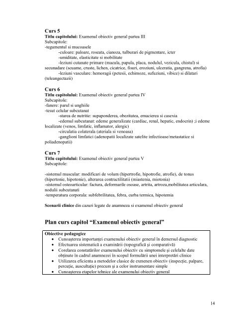 Semiologie medicala-Medicala II_GhidStudiu - UMF