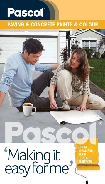 PAVING & CONCRETE PAINTS & COLOUR - Pascol Paints