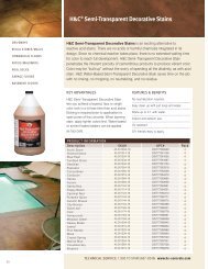 H&C® Semi-Transparent Decorative Stains - H&C Concrete